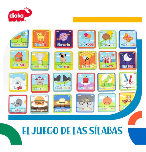 El Juego De Las Silabas Diako Rompecabezas