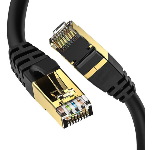 Cable Ethernet Cat8 Para Interiores Y Exteriores, Resistent.