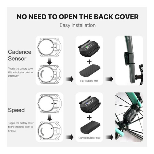 Sensor Cadencia Velocidad Cycplus C3 Ant+ Y Bluetooth