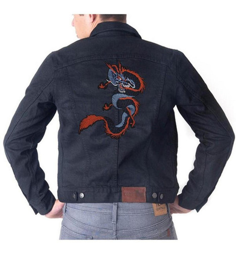Parches Tela Boradada, Mxdrg-002, 2 Parches, Dragón Chino, 2