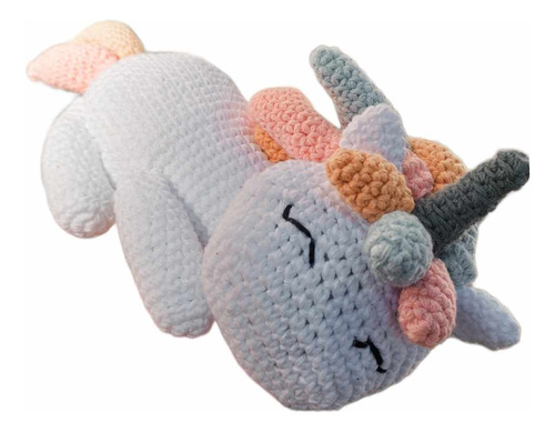 Unicornio Amigurumi Artesanal Tejido (20 Cm) (a)