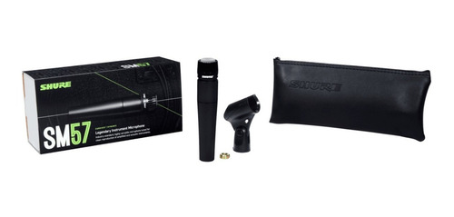 Micrófono Dinámico Shure Sm57 Para Instrumentos Y Voces Color Negro