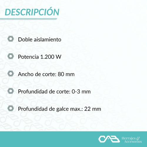 Cepillo Carpintero Garlopa Ce24e Virutex Profesional