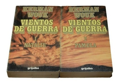 Herman Wouk Vientos De Guerra Tomos 1 (natalie) Y 2 (pa&-.