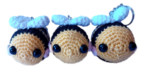 Llaveros De Abejas En Crochet