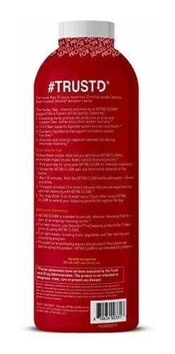 Bebida Detox Herbal Xxtra Clean - Sabor Frutas Tropicales -