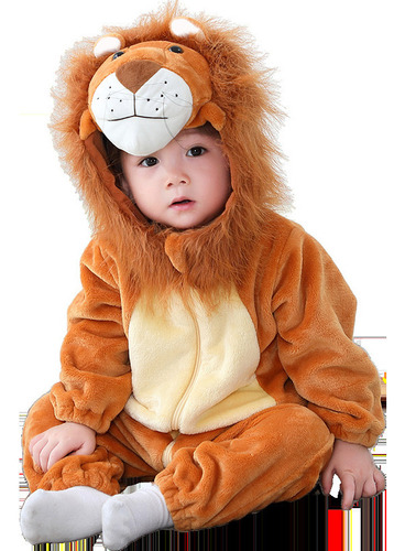 Precioso Disfraz De León Con Animal Para Halloween Para Niño