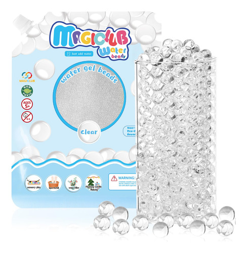 Magiclub 100.000 Cuentas De Gel De Agua Transparente, Cuenta