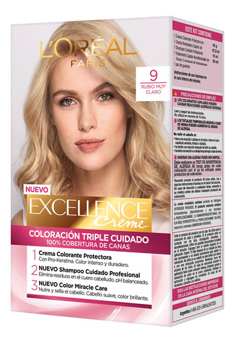 Tintura Permanente Excellence Creme Loreal Paris X 47 Gr