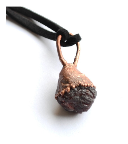 Imagen 1 de 4 de Collar Dijje De Piedra Natural Granate, Joyeria De Autor