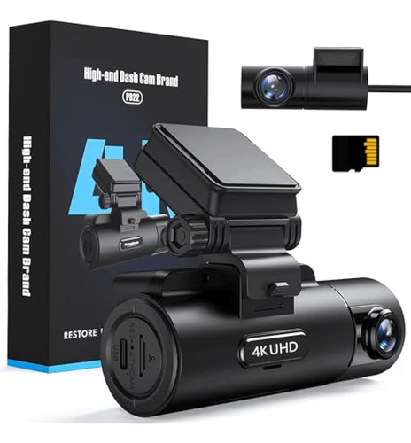 Dash Cam 4k Frontal Y Trasero 2k, Cámara De