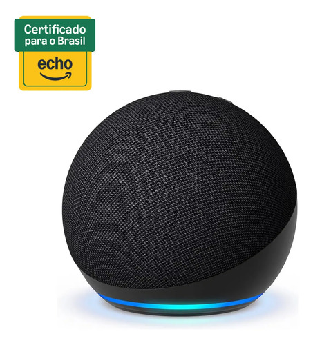 Echo Dot 5a Geração Alto-falante Preto Amazon Bivolt Preto