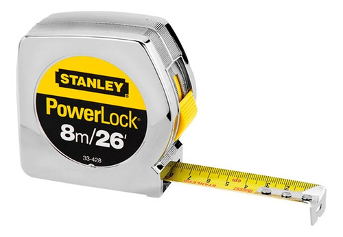 Huincha Stanley 8.0 Mts. X 1  (33-428s) Caja Metalica