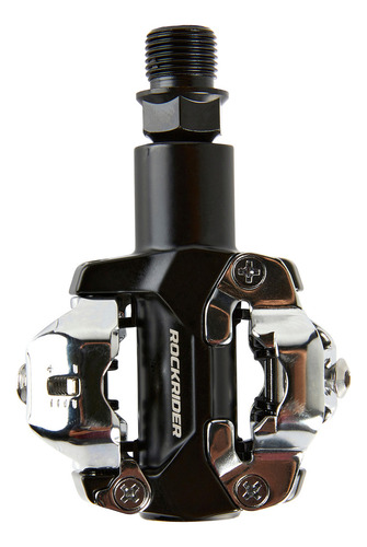 Pedales Mtb 520 Negro Automáticos Rockrider