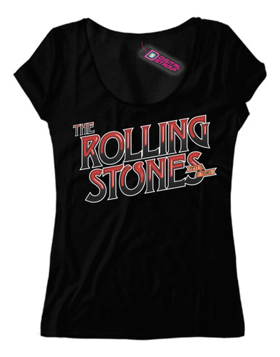 Remera Mujer The Rolling Stones  Rp431 Dtg Premium