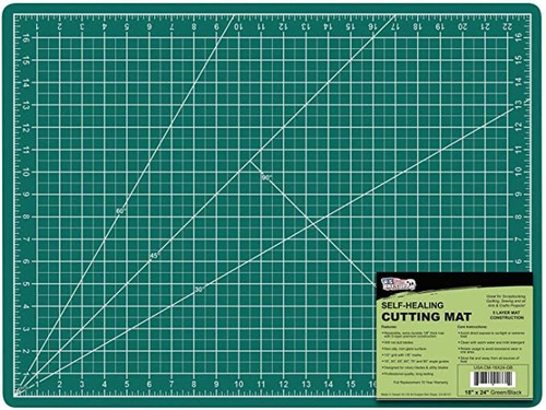 Plancha De Corte Para Costura Arte  46 X 61 Cm Verde