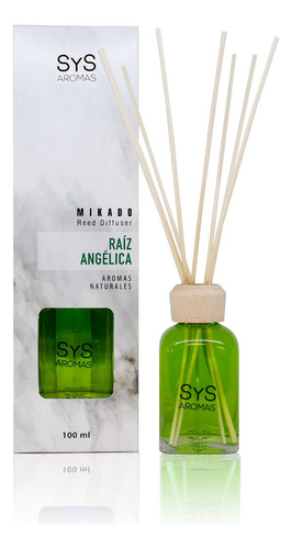 Pack 2 Difusor Ambientador Mikado 100ml Raíz Angélica Sys