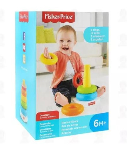 Fisher-price Pila De Aritos Juguete Para Bebes