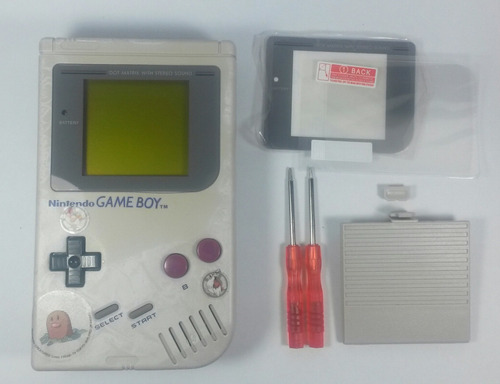 Gb Set Accesorios Para Game Boy 1989 Triwing Cristal Tapa&+