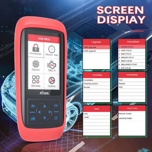 Scanner Obd2 Xtool X100 Pro3 Llave Inmo Oil Abs Epb Eps Tps