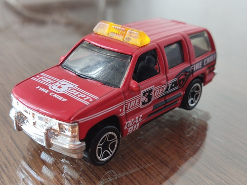 Matchbox Chevy Tahoe Suv City 1:64 1997 Firedept 911