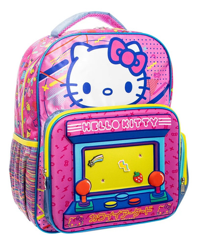 Mochila Escolar Grande Primaria Ruz Hello Kitty Arcad 179176