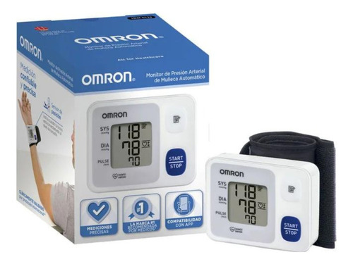 Tensiómetro Digital De Muñeca Automático Omron Hem-6124