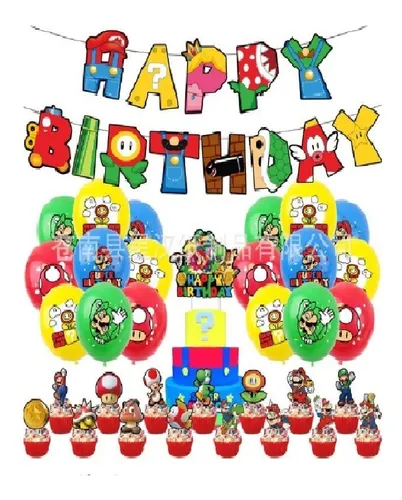 Mario Bros Decoracion De Cumpleanos | MercadoLibre 📦 Mario Bros Decoracion De Cumpleanos | Mercadolibre 📦
