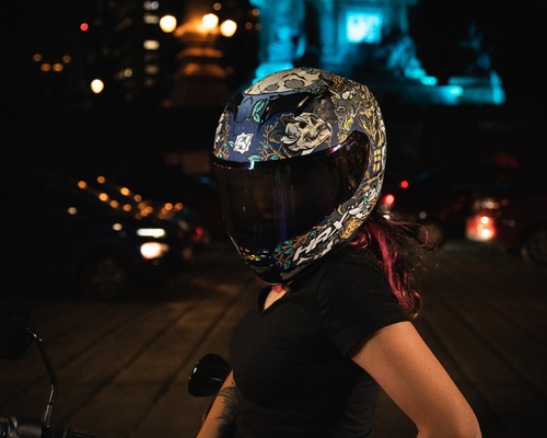 Hax Helmets. Casco Integral Dot + Ece 06. Force Night Legend