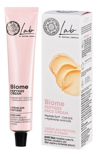 Crema Facial Biome Peptides 50 Ml Natura Siberica Tipo de piel Todo tipo de piel