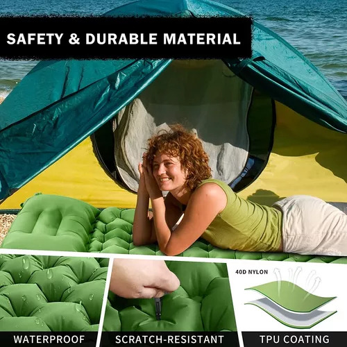 Almohada Para Dormir Inflable Con Colchón Tipo Almohada