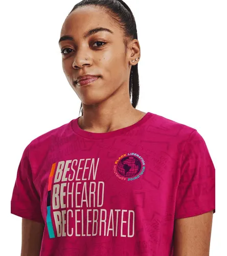 Camiseta Mujer Ua Bhm Ss 1378957-605-qsu