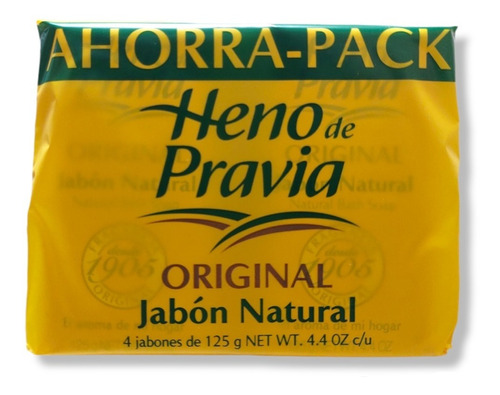 Jabon Natural Heno De Pravia Pack 4 Jabones