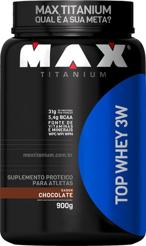 Top Whey 3w Max Titanium - Novos Sabores