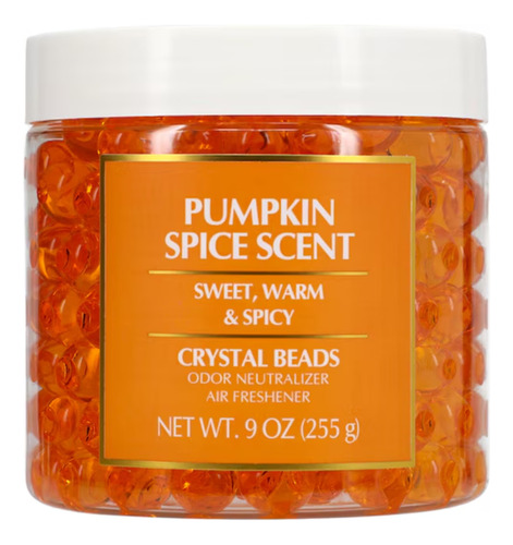 Pumpkin Spice Crystal Beads Perlas Aromatizantes Calabaza Im