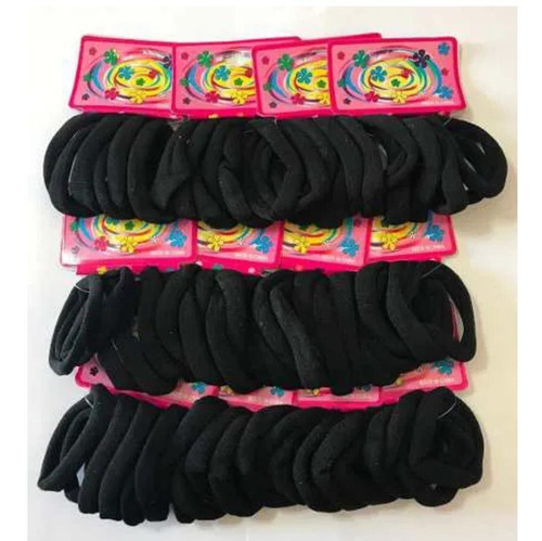 Colitas De Microfibra 72 Unidades Negras