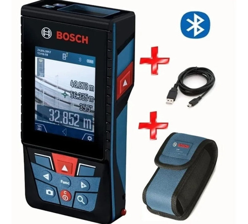 Medidor De Distancia Láser Bosch Glm120c 120 Mts Bluetooth