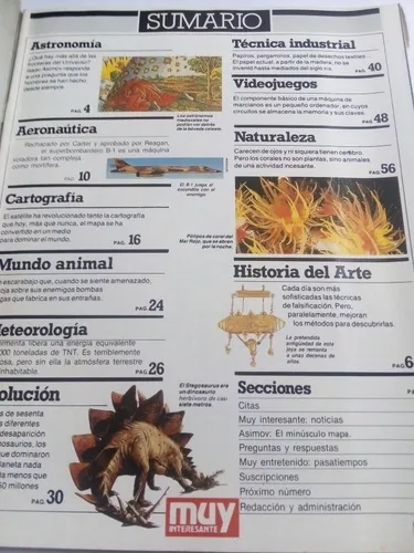 Revista Muy Interesante Año 2 Número 13 1985 Fin Dinosaurios Revista Muy Interesante Año 2 Número 13 1985 Fin Dinosaurios