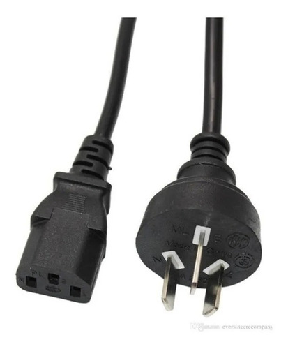 Cable De Alimentación Para Pc, Monitor, Impresoras Y Etc