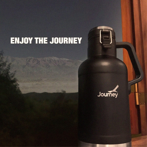 Imagen 3 de 8 de Growler Cerveza Termo Acero 1.9 Lts Bebidas Frías Calientes