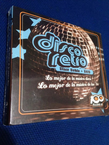 Cds Doble De Disco Retro  Mas 1 Dvd Lo Mejor De Los 80 