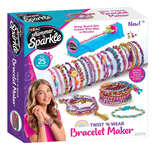 Kit De Pulseras Para Niñas Shimmer And Sparkle Twist N' Wear
