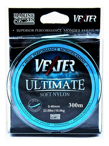 Linha Marine Sports Vexter Ultimate Soft Blue 0,40mm 300m