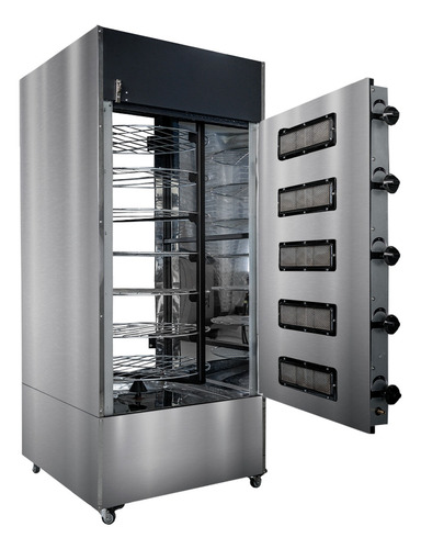 Máquina De Assar Frango E Carnes Grill Giratória 120kg Sebem
