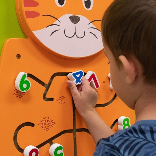Juego De Pared Gato Para Niños Viga