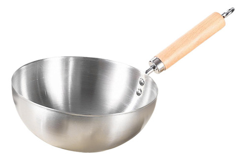 Wok Antiadherente, Cocina De Inducción De Fondo Sin Tapa