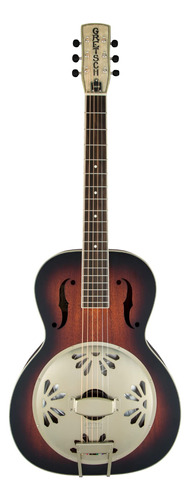 Gretsch G Alligator Caoba Resonador De Cuello Redondo De 6 .