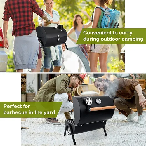 Leonyo Mini Parrilla De Carbón Portátil Para Barbacoa