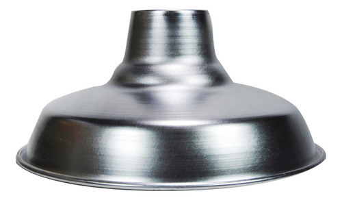 Pantalla Campana Para Lampara Galponera De Aluminio 30 Cm