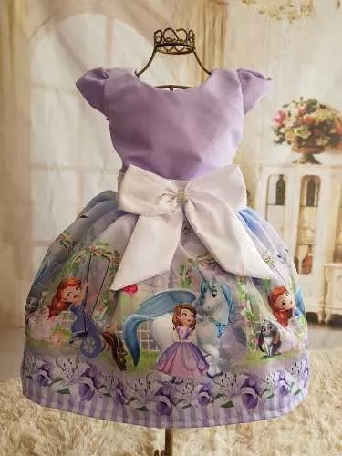 Vestido Princesa Sofia Luxinho